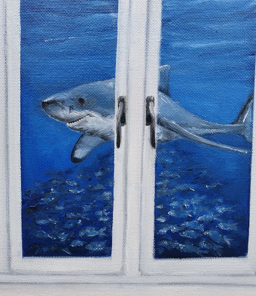 Goose, Vince and Dennis in the Bathroom